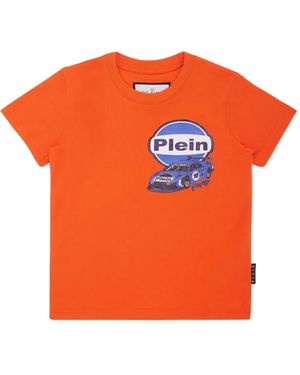 Philipp Plein Cars Racing Tシャツ - オレンジ