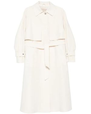 Herno Belted Trench Coat - White