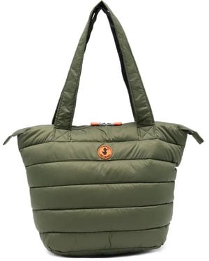 Save The Duck Borsa Tote Trapuntata - Verde
