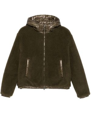 Herno Zip-Up Bomber Jacket - Green