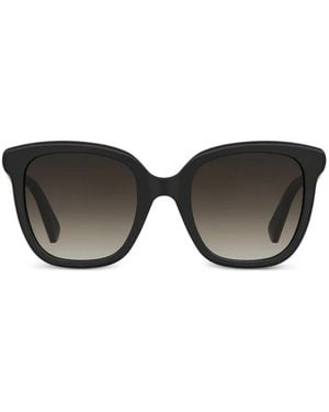 Moschino Logo-Lettering Sunglasses - Black