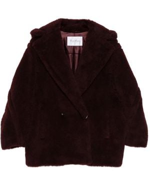 Max Mara Double-Breasted Jacket - Red