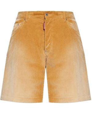DSquared² Shorts A Coste Con Cinque Tasche - Neutro
