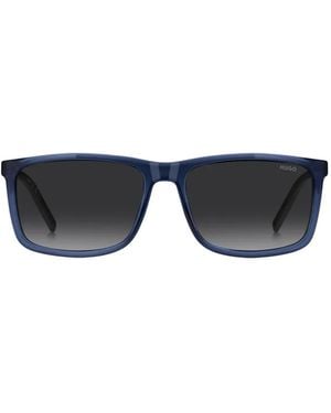 HUGO Rectangle-Frame Sunglasses - Blue