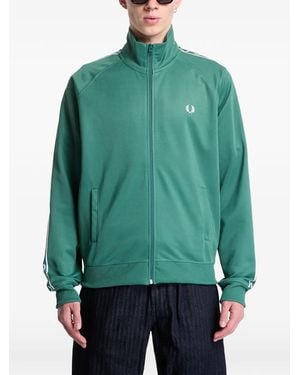 Fred Perry Logo-Detail Sweatshirt - Green