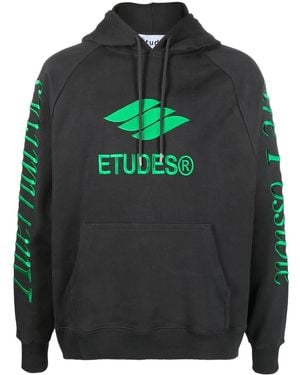 Etudes Studio Racing Eco ロゴ パーカー - グレー