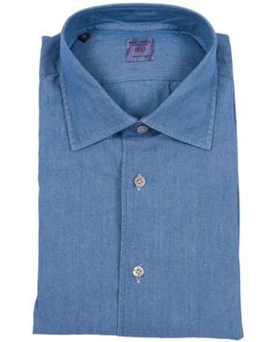 Mazzarelli Buttoned Shirt - Blue