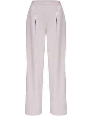 AllSaints Pantaloni A Gamba Ampia Con Pieghe - Bianco