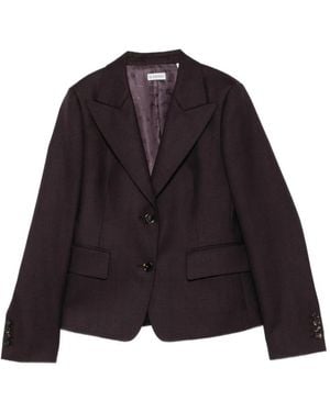 Burberry Giacca Monopetto - Viola