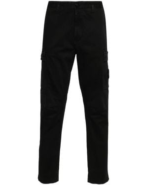 Stone Island Pantalone Regular Tapered - Black