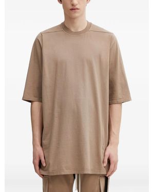 Rick Owens Jumbo Ss Oversized T-Shirt - Natural