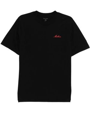 Malbon Golf Bermuda Members T-Shirt - Schwarz