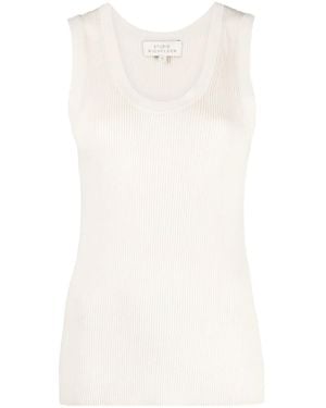 Studio Nicholson Ribbed-Knit Tank Top - White