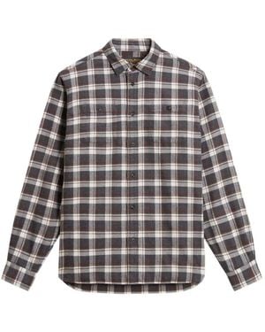 Woolrich Chemise Warren À Carreaux - Gray