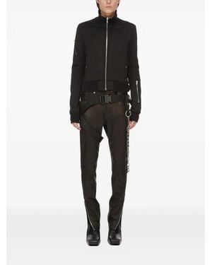 Rick Owens Temple Chain-Link Buckle Belt - Black