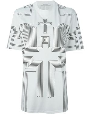 Givenchy Geometric Print T-shirt - White