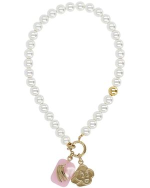 CASABLANCA Pearl-Embellished Necklace - White