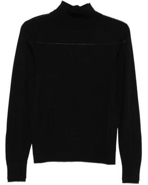 Seventy High-Neck Wool Sweater - Black