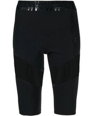 Moncler Logo-Waist Biker Shorts - Black