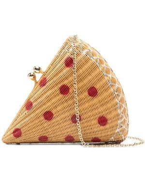 Serpui Bolso De Mano Pizza - Neutro
