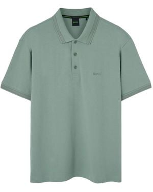 BOSS Cotton Polo Shirt - Green