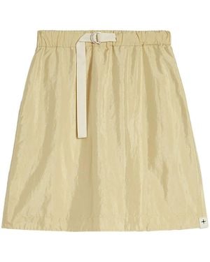 Jil Sander Buckled High-Waisted Miniskirt - Natural