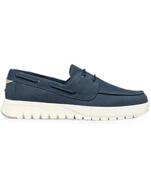 Geox Flextride Plus Loafer Mit Schnürung - Blau
