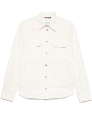 Brunello Cucinelli Shirt Jacket - White