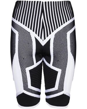 Balmain Knit Cycling-Shorts - Black