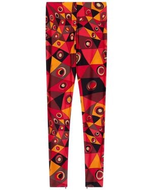 PUCCI Occhi-Print Leggings - Red