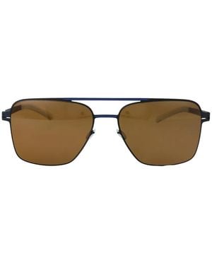 Mykita Bernie Navigator-Frame Sunglasses - Black