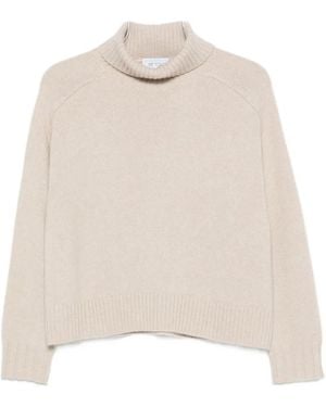 Be You Ribbed-Knit Turtleneck Jumper - White