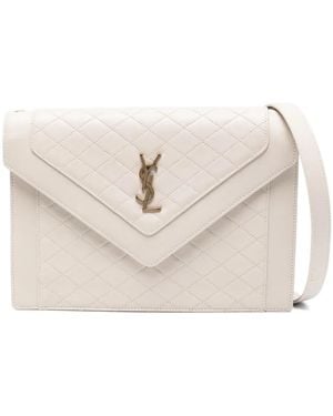 Saint Laurent Mini Gaby Shoulder Bag - Natural