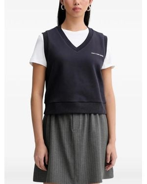 Marc O' Polo V-Neck Vest - Black