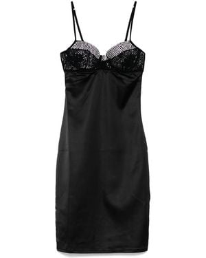 Oséree Crystal-Embellished Tube Dress - Black