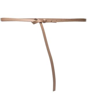 Lorena Antoniazzi Leather Belt - White