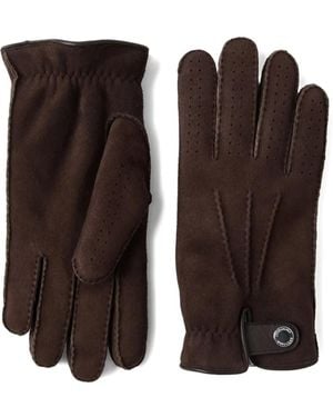 Brunello Cucinelli Guantes estilo slip-on - Marrón