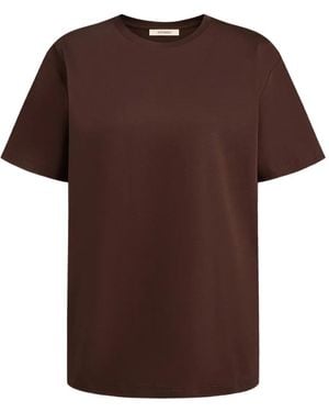 12 STOREEZ コットン Tシャツ - ブラウン