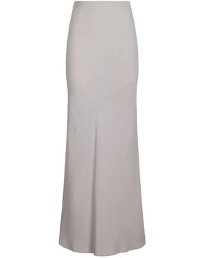 Ami Paris Maxi-Rok Met Uitgesneden Details - Wit