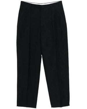 Cellar Door Lucio Pleated Trousers - Black