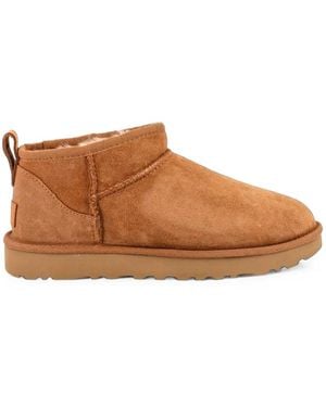 UGG Classic Ultra Mini Suede Boots - Brown