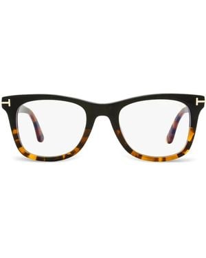 Tom Ford トータスシェル 眼鏡フレーム - ブラウン