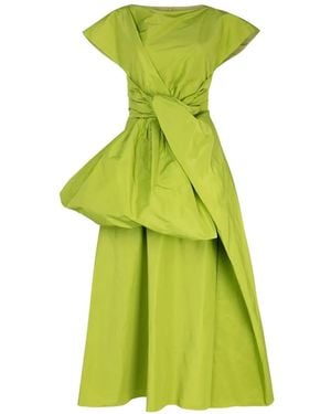 ROKSANDA Nila Knotted Asymmetric Dress - Green