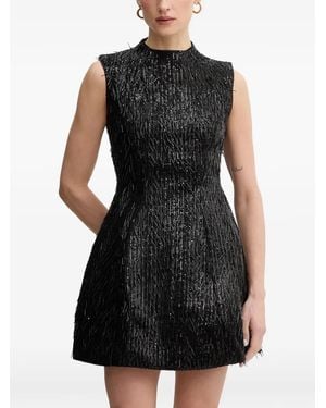 keepsake bardot beaded mini dress Eloise Hand Beaded Mini Dress / Pink Swirl Print | MESHKI