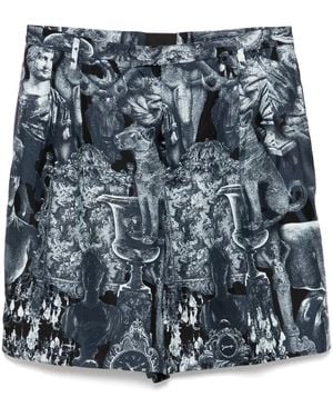 Givenchy Hubert-Print Bermuda Shorts - Grey