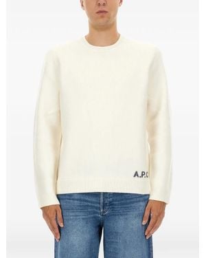 A.P.C. Edward Sweater - White