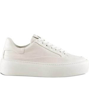 Högl Illusion Platform Lace-Up Trainers - White