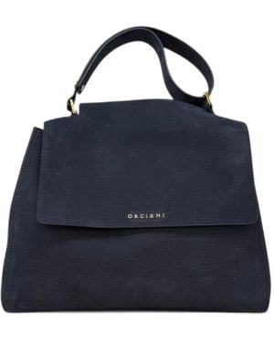 Orciani Sveva Nabucco Shoulder Bag - Blue