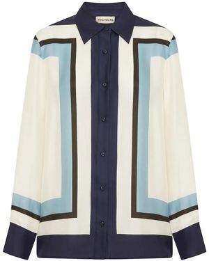 Nicholas Iris Shirt - Blue