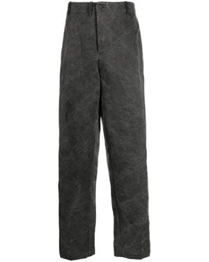 Forme D'expression Tie-Dye Cotton Trousers - Grey